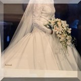 H05. Vintage House of Bianchi wedding dress.